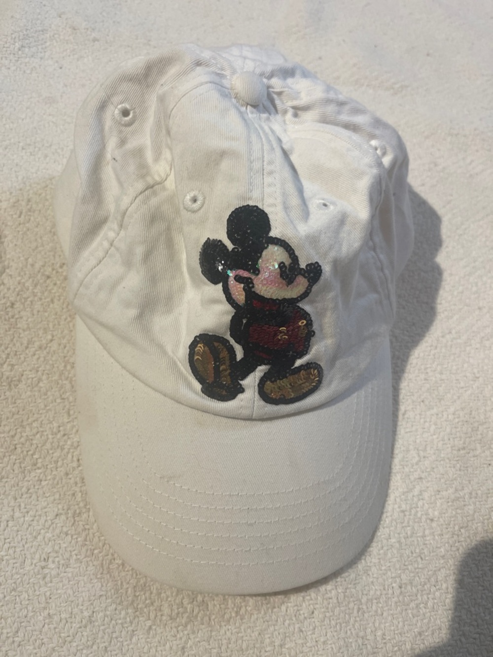 Sequin Mickey Mouse Baseball Cap